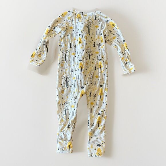 The Original Pajama Zipsuit Size 6-12 Months Organic Bamboo Zippy Sleeper - Picture 2 of 8